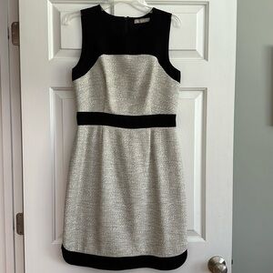 Banana Republic sleeveless tweed dress
